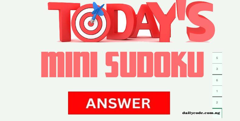 LinkedIn Mini Sudoku Hint