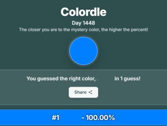 Colordle Answer Today 1448