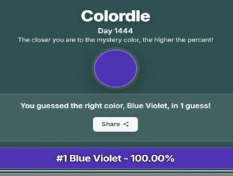Colordle Hints and Answer