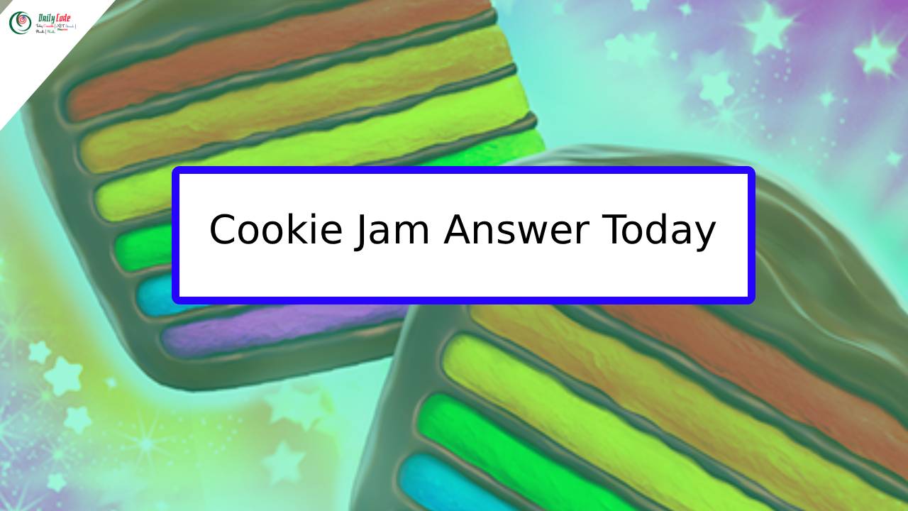 Synonym of Lucky Clover? Cookie Jam Answer