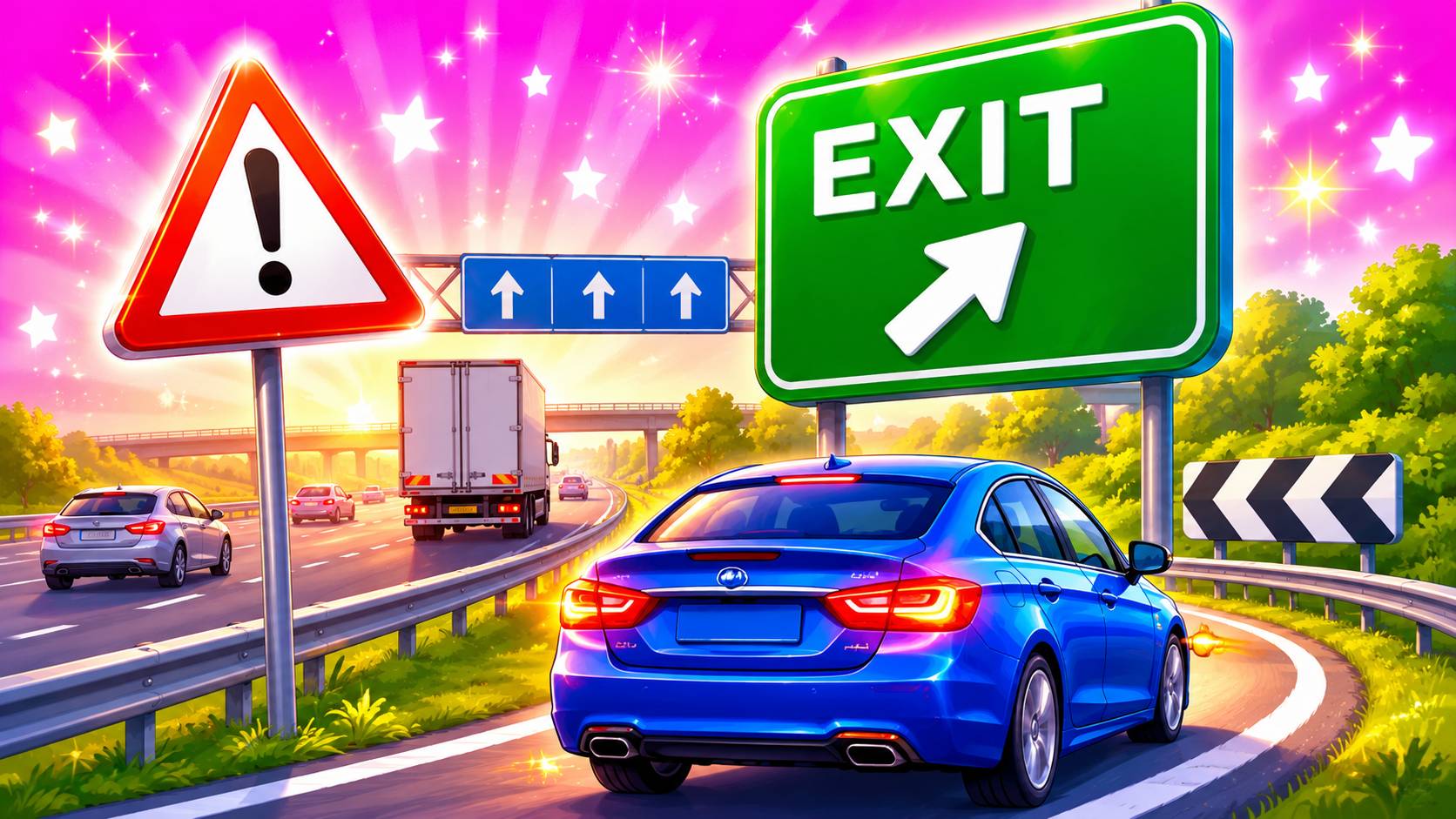 What to Look Out for When Leaving the Motorway?