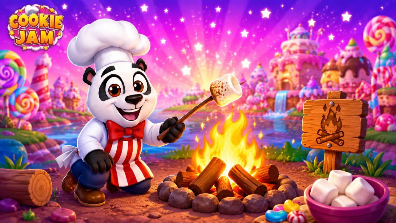 Toast Marshmallows Here? Cookie Jam Answer