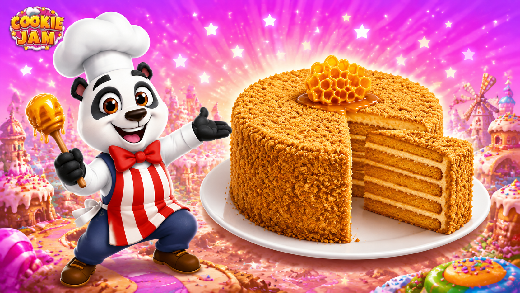 Honey Cake from the Soviet Union? Cookie Jam Answer